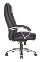 Chefsessel >BRUNO-XXL< (BxT: 71,5x70,5 cm) in schwarz - 71,5x70,5cm (BxT)