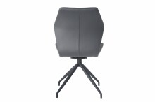 Stuhl >IMKE< (2er-Set) in grau - 52x90,5x62cm (BxHxT)