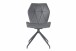 Stuhl >IMKE< (2er-Set) in grau - 52x90,5x62cm (BxHxT)
