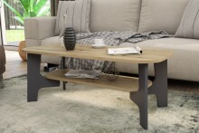 Couchtisch >JONNY< (BxHxT: 110x42,5x55 cm) in Artisan - 110x42,5x55cm (BxHxT)