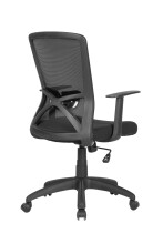 Chefsessel >LONG< (BxT: 52,5x60,5 cm) in schwarz -...