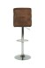 Bistrostuhl >PHIL< (2er-Set) in braun aus Microfaser - 42x51cm (BxT)