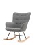 Schaukelstuhl >RICHIE< (BxHxT: 72x92x92 cm) in grau - 72x92x92 (BxHxT)