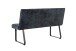 Bank >TALEA< (BxHxT: 140x92x59 cm) in grau aus Microfaser - 140x92x59cm (BxHxT)