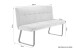 Bank >TALEA< (BxHxT: 160x92x59 cm) in grau aus Microfaser - 160x92x59cm (BxHxT)