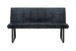 Bank >TALEA< (BxHxT: 160x92x59 cm) in grau aus Microfaser - 160x92x59cm (BxHxT)