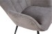 Sessel >UTA< (BxHxT: 72x97x80 cm) in grau aus Cord - 72x97x80cm (BxHxT)