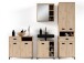 Spiegelschrank >WELLNESS< (BxHxT: 60x61x28 cm) in Eiche/Artisan