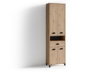 Hochschrank >WELLNESS< (BxHxT: 54x193x31 cm) in Eiche/Artisan