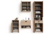 Hochschrank >WELLNESS< (BxHxT: 54x193x31 cm) in Eiche/Artisan