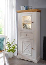 Vitrine >WZ-0133< (BxHxT: 79x177x42 cm) in...