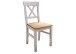 Holzstuhl >WZ-0133< (BxHxT: 49x91x49 cm) in weiß - 49x91x49 (BxHxT)