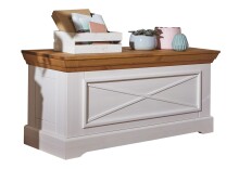 Truhe >WZ-0133< (BxHxT: 108x50x42 cm) in weiß...