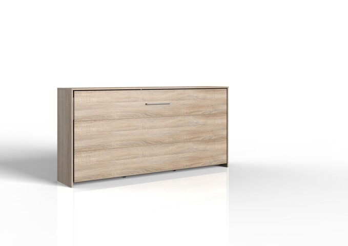 Klappbett >JUIST< (BxHxT: 212x105x43 cm) in EICHE SAEGERAU-NACHBILDUNG