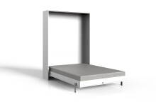 Klappbett >JUIST< (BxHxT: 152x213x43 cm) in WEISS -...