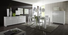 Highboard >Asti< (BxHxT: 120x140x50 cm) in Weiss...