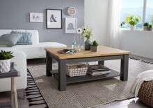 Couchtisch >WZ-0133< (BxHxT: 110x45x75 cm) in grau...