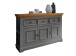 Anrichte >WZ-0133< (BxHxT: 149x94x42 cm) in grau - 149x94x42 (BxHxT)