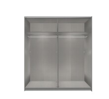 Schwebetürenschrank >CHESS< (BxH: 179x198 cm) in WEISS - 179x198cm (BxH)