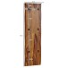Garderobe >548< (LxBxH: 40x7x140 cm) in Braun aus Sheesham - 40x7x140cm (LxBxH)