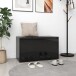 Schuhbank >3008431< (LxBxH: 80x40x45 cm) in Hochglanz-Schwarz - 80x40x45 (LxBxH)