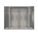Dreh-/Schwebetürenschrank >LOTTO< (BxH: 272x210 cm) in WEISS + GRAPHIT