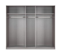 Drehtürenschrank >NADJA< (BxH: 225x208 cm) in WEISS - 225x208cm (BxH)