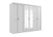 Drehtürenschrank >NADJA< (BxH: 270x208 cm) in WEISS - 270x208cm (BxH)