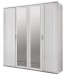 Drehtürenschrank >NADJA< (BxH: 180x208 cm) in WEISS - 180x208cm (BxH)