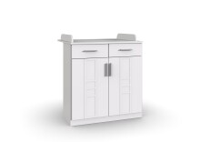 Babyzimmer-Komplettset >BORKUM< in WEISS