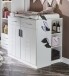 Unterschrank >BORKUM< (BxH: 35x91 cm) in WEISS - 35x91cm (BxH)