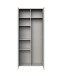Mehrzweckschrank >MULTIRAUMKONZEP< (BxH: 80x185 cm) in WEISS - 80x185cm (BxH)