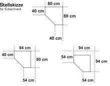 Mehrzweckschrank >MULTIRAUMKONZEP< (BxH: 80x185 cm) in WEISS - 80x185cm (BxH)