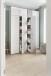 Aufsatzschrank >MULTIRAUMKONZEP< (BxH: 40x40 cm) in WEISS + BETON-NB LICHTGRAU