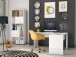 Ansteckplatte >DAME< (BxHxT: 103x75x55 cm) in Weiss hlg. - 103x75x55cm (BxHxT)