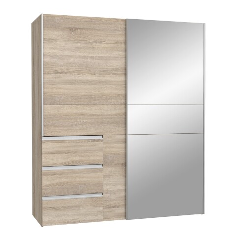 Schwebetürenschrank >WINN 2< (BxHxT: 170,3x205x61,2 cm) in Sonoma Eiche