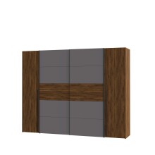 Dreh-/Schwebetürenschrank >NARAGO< (BxHxT: 270,3x210x61 cm)