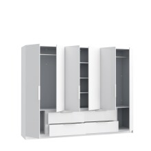 Kleiderschrank >LUANO< (BxHxT: 269,7x210,5x60 cm)...