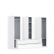 Kleiderschrank >LUANO< (BxHxT: 269,7x210,5x60 cm) in weiß