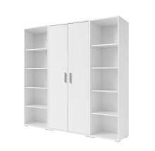 Aktenregal >Clermont< (BxHxT: 52,5x186x35 cm) in weiß - 52,5x186x35cm (BxHxT)