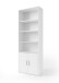 Aktenregal >Clermont< (BxHxT: 79,1x221,2x35 cm) in weiß - 79,1x221,2x35 (BxHxT)