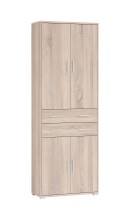 Aktenschrank >Clermont< (BxHxT: 79,1x221,2x35 cm) in Sonoma/Eiche