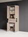 Aktenschrank >Clermont< (BxHxT: 79,1x221,2x35 cm) in Sonoma/Eiche