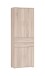 Aktenschrank >Clermont< (BxHxT: 79,1x221,2x35 cm) in Sonoma/Eiche