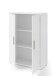 Aktenschrank >Clermont< (BxHxT: 79,1x114x35 cm) in weiß - 79,1x114x35cm (BxHxT)