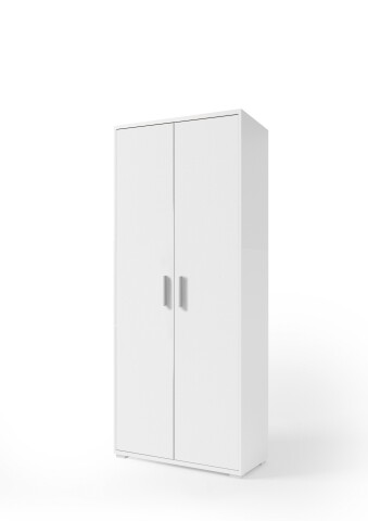 Aktenschrank >Clermont< (BxHxT: 79,1x186x35 cm) in weiß - 79,1x186x35cm (BxHxT)
