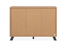 Kommode >Medan< (BxHxT: 118x85x45 cm) in Artisan Oak / Anthrazit