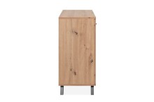 Kommode >Medan< (BxHxT: 118x85x45 cm) in Artisan Oak / Anthrazit