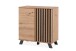 Kommode >Medan< (BxHxT: 80x85x40 cm) in Artisan Oak / Anthrazit