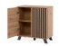 Kommode >Medan< (BxHxT: 80x85x40 cm) in Artisan Oak / Anthrazit